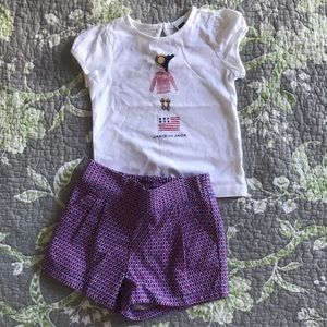 Janie & Jack Top & Shorts Set